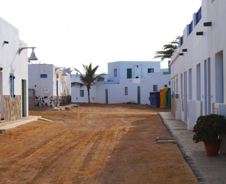 la graciosa con niños